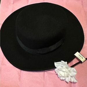 Ribbon Trim Fedora Hat
